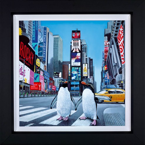 New York Times by Steve Tandy - Framed Limited Edition on Canvas